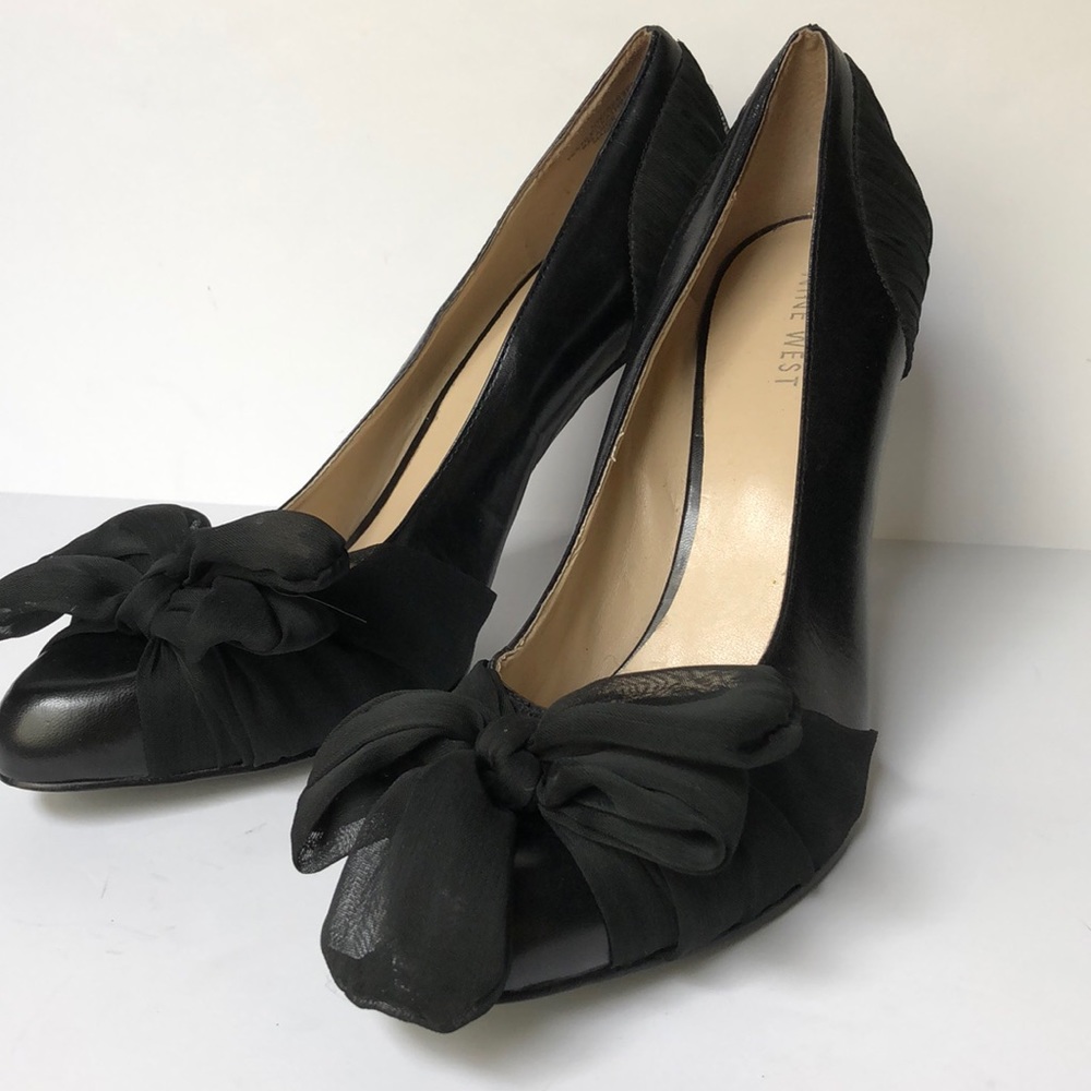Nine West Bow Embellished Heels